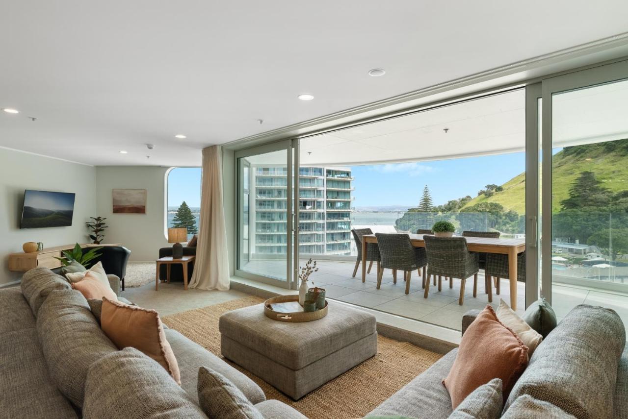 Executive Oceanside Apartment Mount Maunganui Buitenkant foto